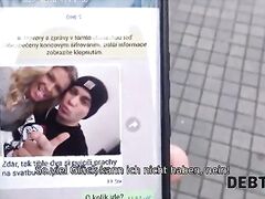 DEBT4k. Big debt is the reason why the girl is fucked