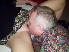 Cuckold eats creampie and cleans Bull friend Brett